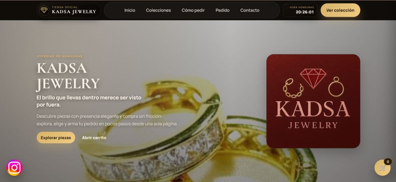 Catálogo ecommerce KADSA creado por Ken Code